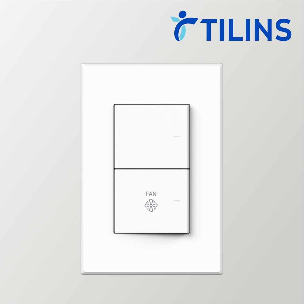 틸인스 TI1 화이트 팬마크 스위치 2구 전기 조명 전등 매입 커버 배선기구 4,890원