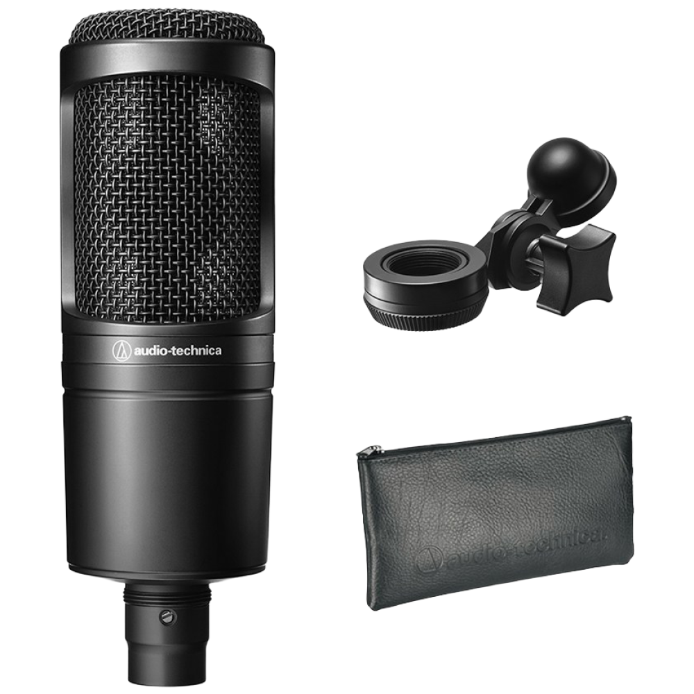 오디오테크니카 AT2020 입문용 콘덴서 마이크 레코딩 녹음용 [국내정품] 118,000원