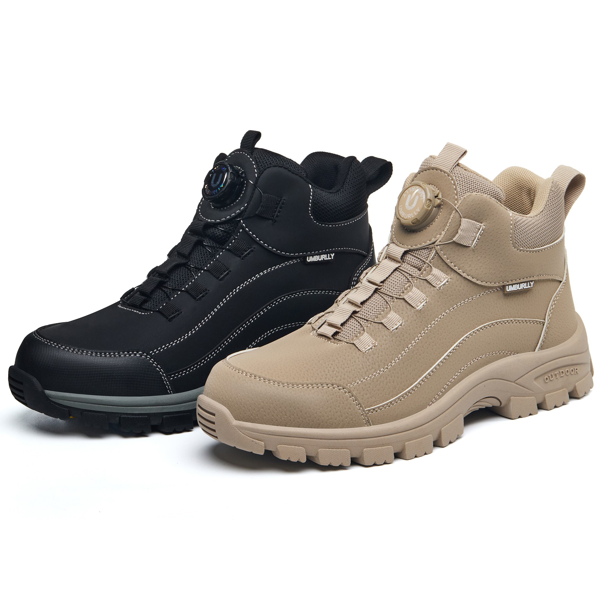 SIISEEN 6인치 남성 안전화 사계절용 다이얼 미끄럼 방지 편안한 작업화U-516 32,550원