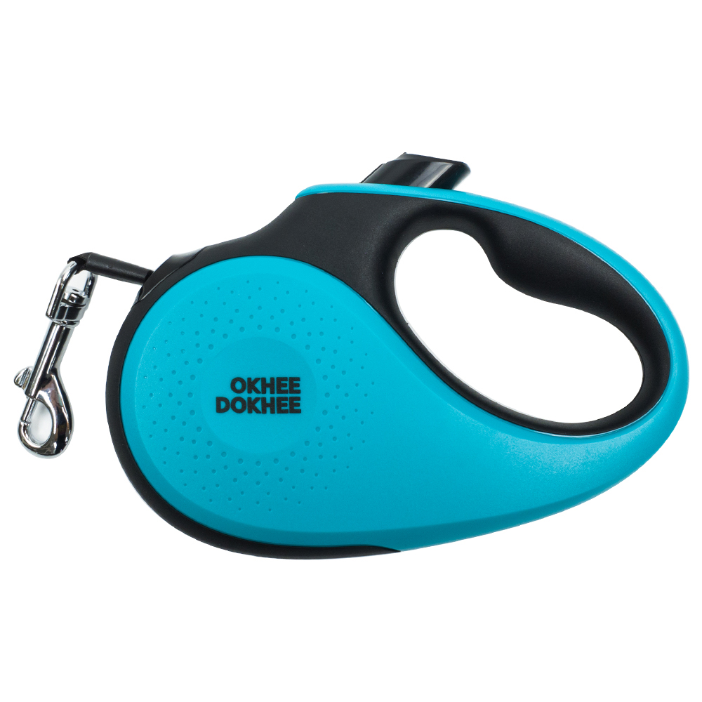 옥희독희 꼬임방지 강아지 자동 리드줄, 블루 + 그린, 1개 19,720원