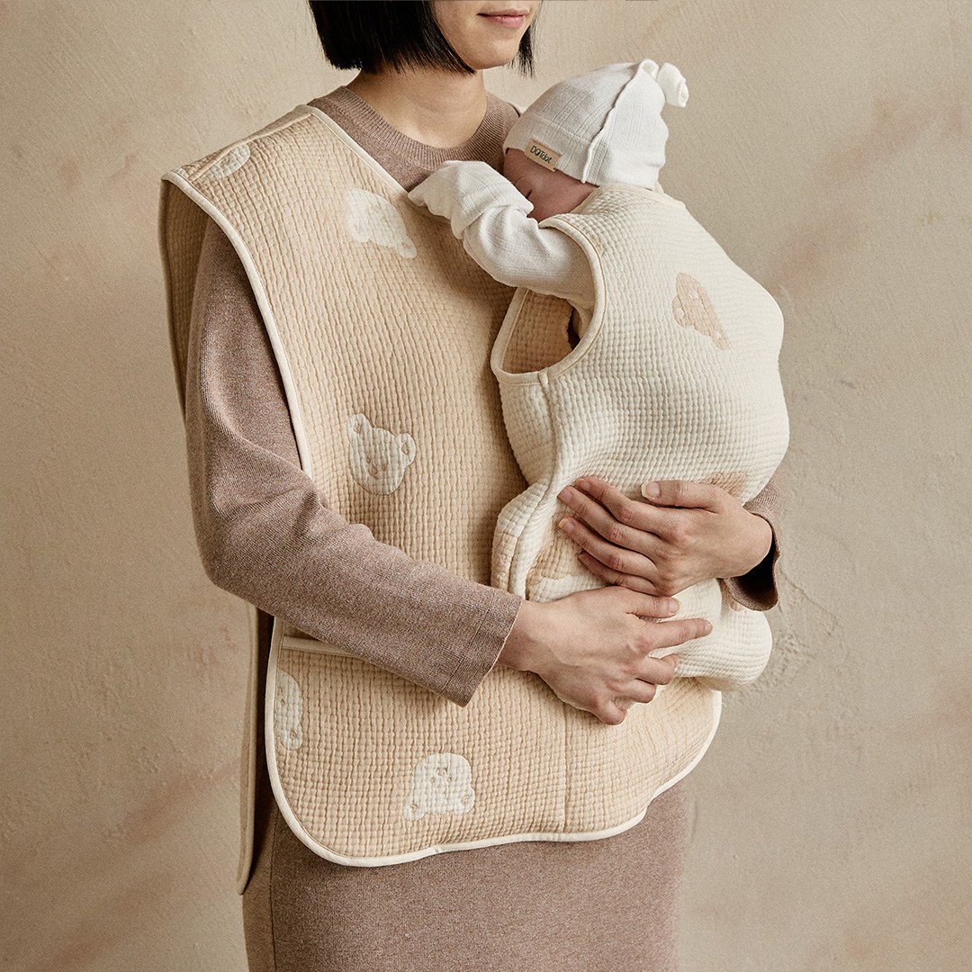 돗투돗 양면 쟈가드 사계절 엄마턱받이 수유앞치마, 1개, 1개입, 베이지 36,900원