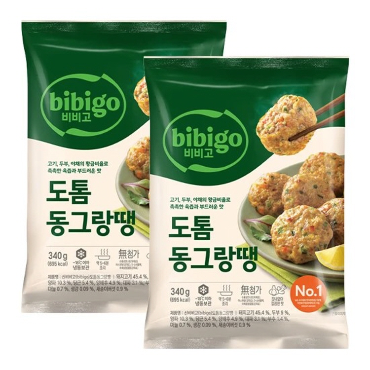 원하프비비고 도톰 동그랑땡 340g x 2개씨제이 14,900원