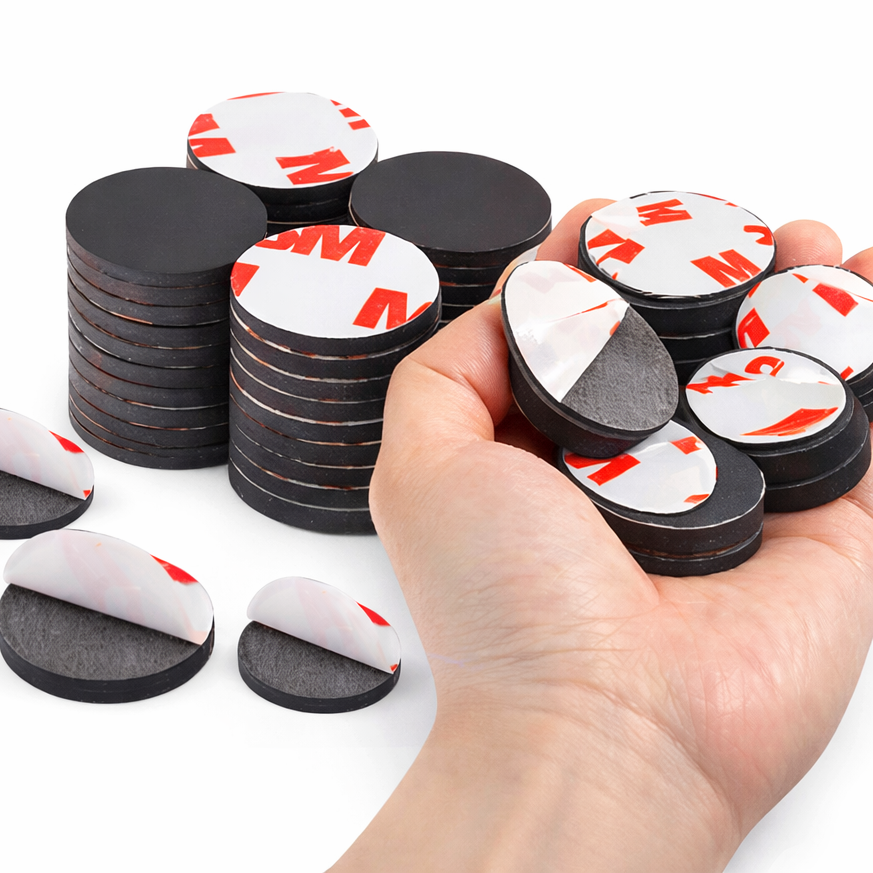 미룬토 붙이는 강력 접착 다용도 원형 자석 스티커  25mm x 2mm 8,300원