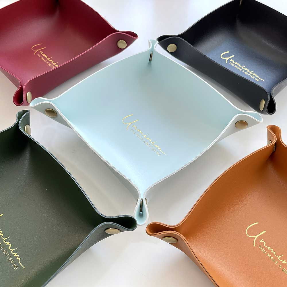 unminim 악세사리 시계 보관함 가죽트레이 1세트(7개), 01_브라운, 7개 38,000원