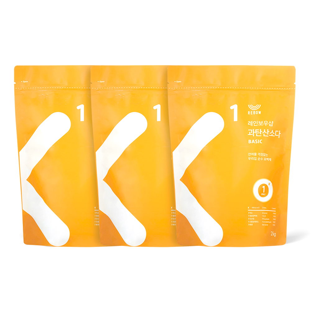 레인보우샵 과탄산소다 베이직, 2kg, 3개 17,940원