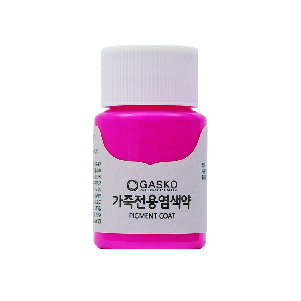 가스코 가죽전용염색약 25ml 64색상 (택1), 현재가 6,900원