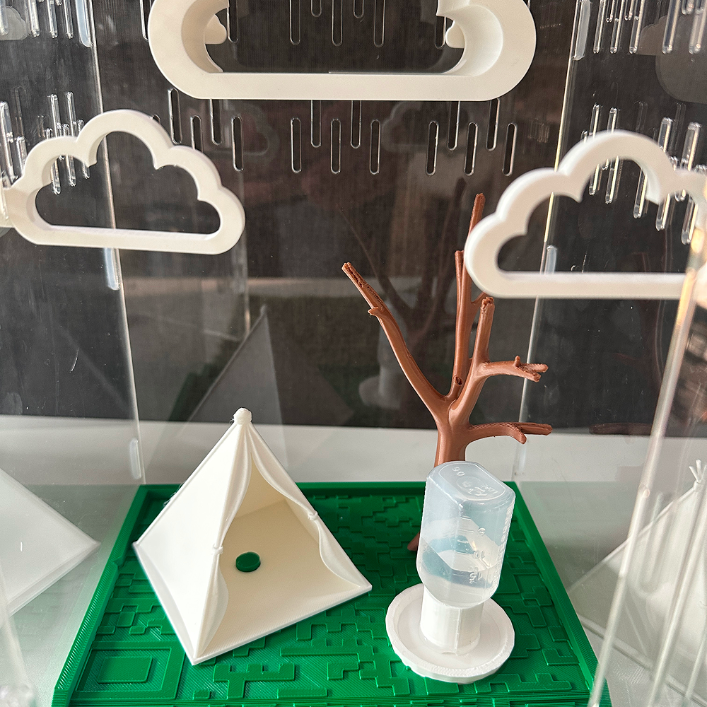 유니크레 도마뱀 아크릴 사육장 풀세트 크레스티드 게코 [캠핑] 20X20X30 58,000원