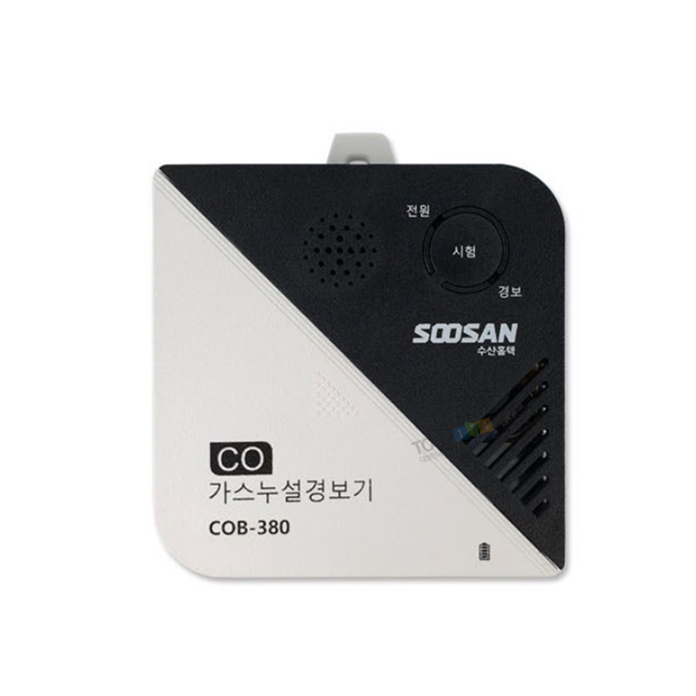 한국소방 수산홈텍 COB-380 일산화탄소경보기 CO 가스누설경보기 HK-CO100 보일러실 주방 캠핑, 1개 39,900원