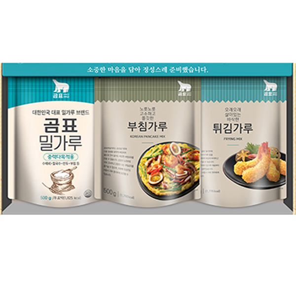 곰표부침가루세트 3종세트 튀김가루세트 보험사은품 4,850원