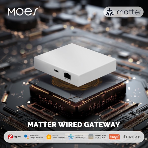 MOES Tuya Zigbee Matter 스레드 게이트웨이 스마트 홈 브리지 허브 지원 음성 제어 Siri Homekit Smartthi 54,970원