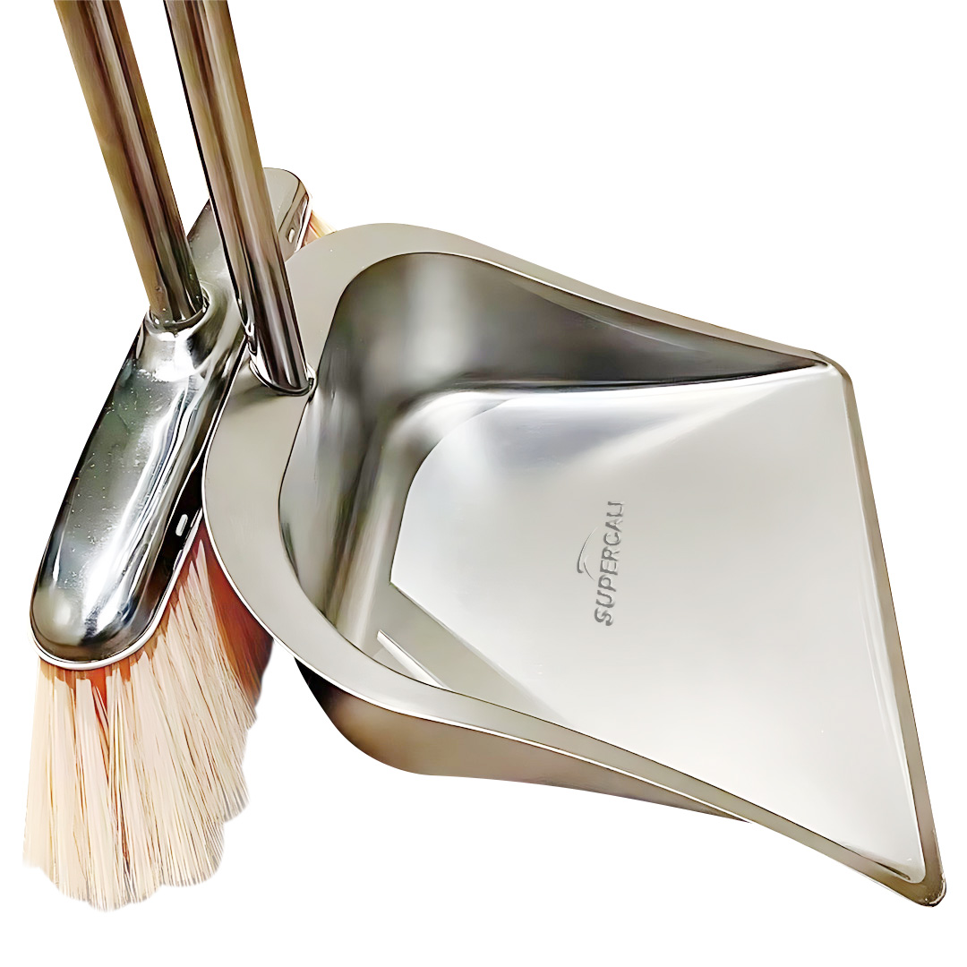 슈퍼캘리 스테인리스 빗자루 쓰레받기 세트 12,800원