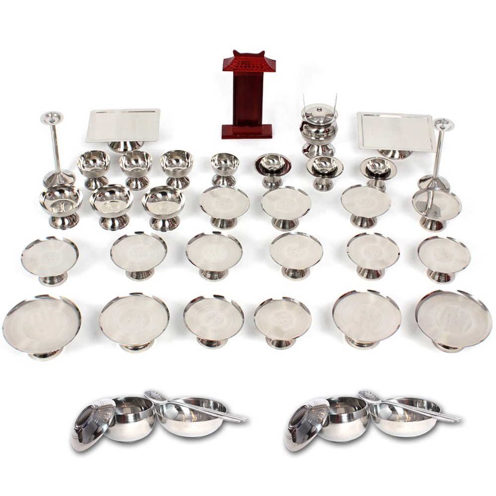 남도공예 스텐 제기세트 35P, 45P, 스텐 제기세트 45P, 1개 224,900원