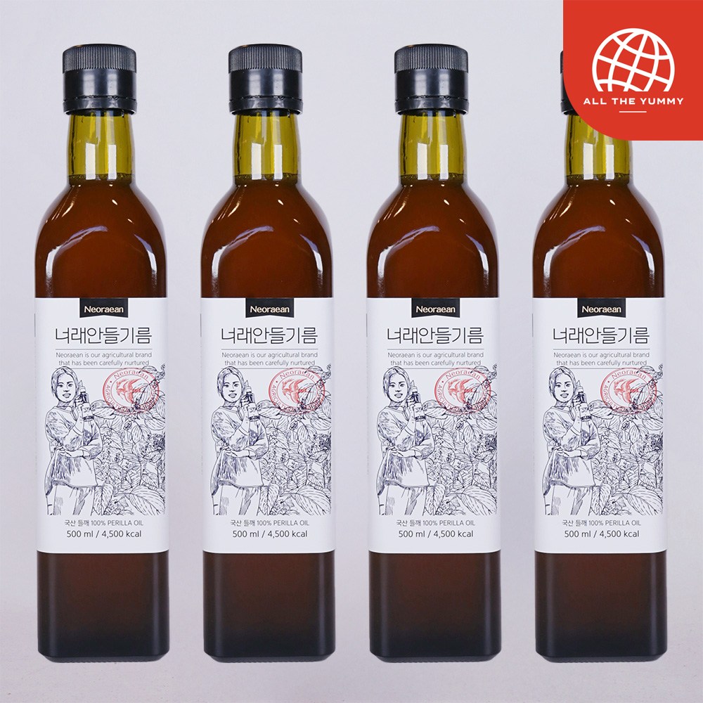 온미락 너래안 국산 들기름 저온압착 100% 국내산 들깨 당일착유 당일발송 231,200원
