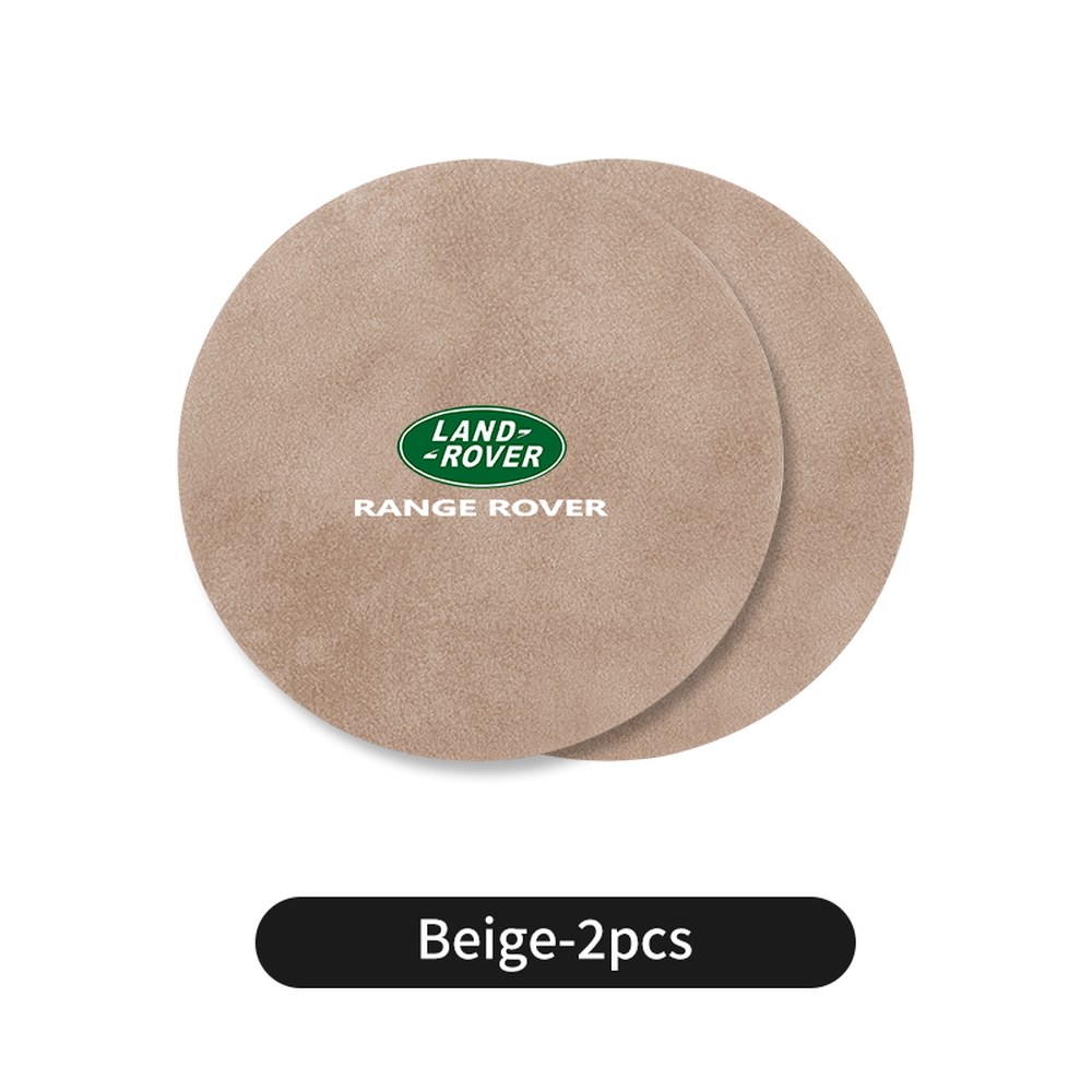 자동차 물컵 미끄럼 방지 매트 센터 콘솔 가죽 워터 코스터, 랜드로버 프리랜더 L2 LF 레인지로버 이보크 3 4 디스크, 2 11,100원
