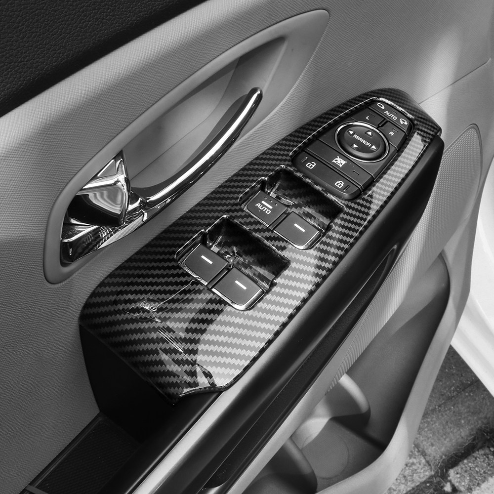 유투카 호환 더뉴 올뉴 카니발 윈도우스위치 커버 카본 몰딩 4P, 윈도우 스위치 32,000원