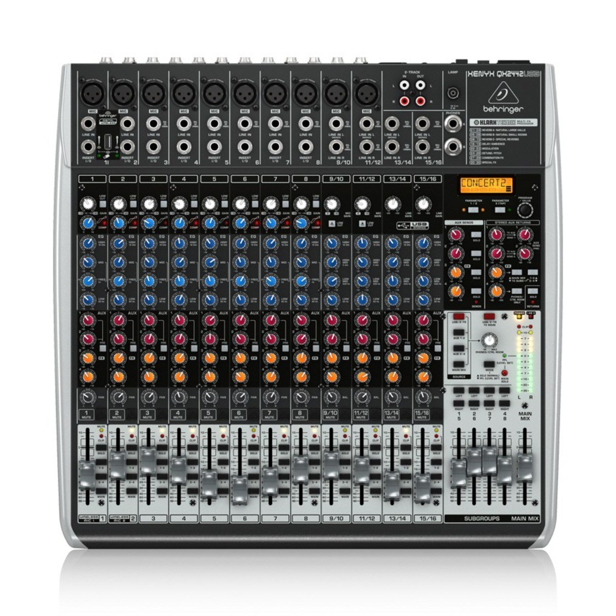베링거 XENYX QX2442USB / 16채널 아날로그믹서, 단일색상, BEHRINGER QX2442USB 649,000원