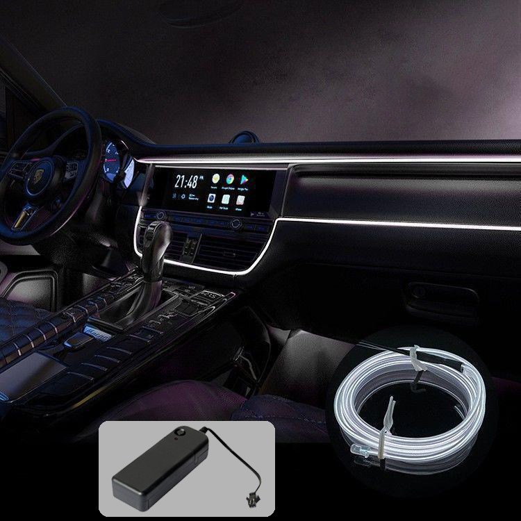 Meyuge 차량용 엠비언트 무소음 엠비언트라이트 라이트 광섬유 무드등 LED DIY 무드조명, 5개 20,900원