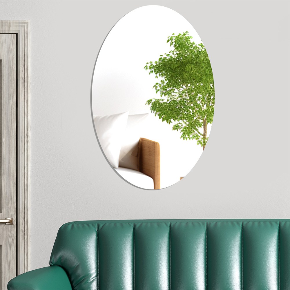 1+1 헬스와미 무타공 인테리어 현관 벽부착 화장대 욕실 붙이는 거울 7,900원