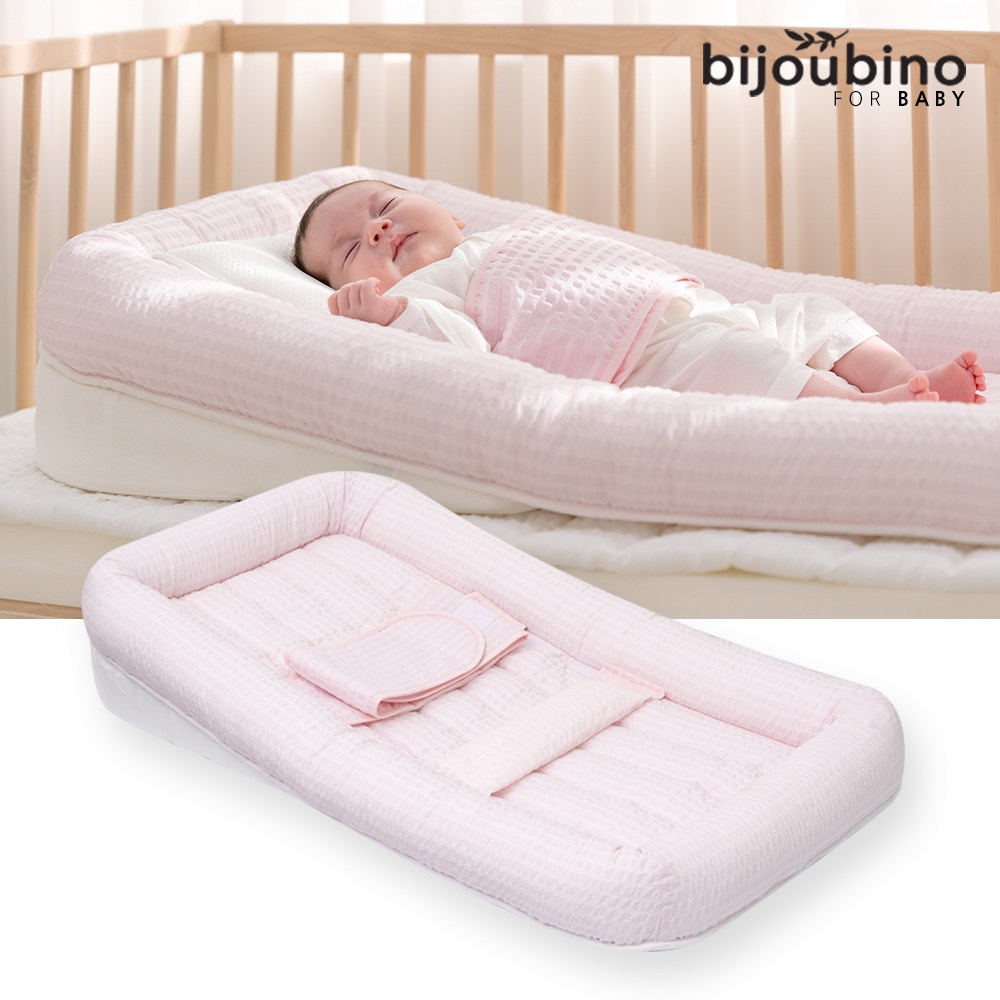 비주비노 힙서포터 높이조절 아기침대 역류방지쿠션 방수패드세트 121,000원