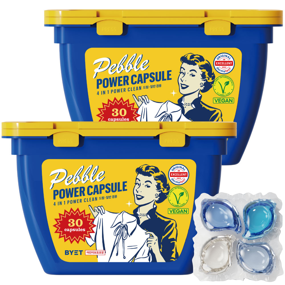 바이에트 페블 파워 캡슐세제 / 총 60개, 30개입, 2개 39,080원