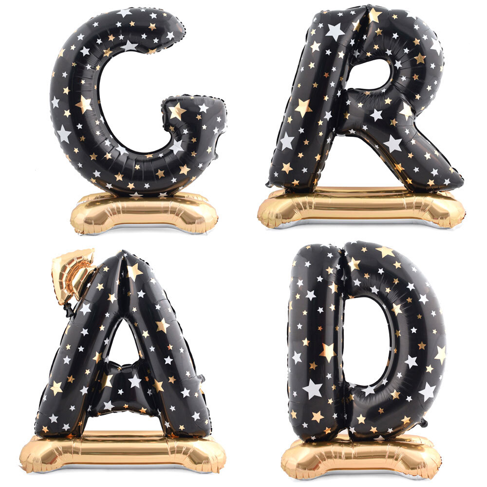 졸업스탠딩알파벳세트 -그래드스타블랙졸업풍선 26,000원