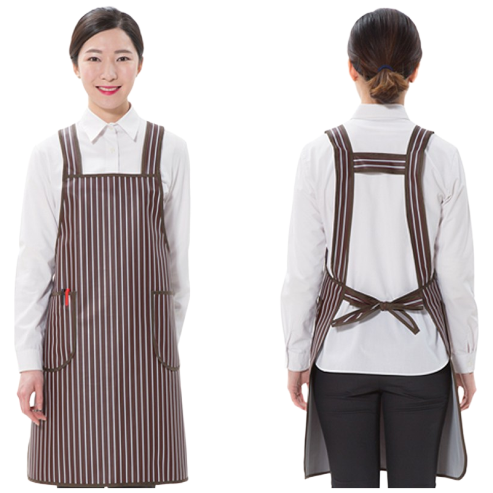 예경 매쉬 줄무늬 H형 방수 앞치마 (소), 검정색(PO-3020), 1개 8,630원