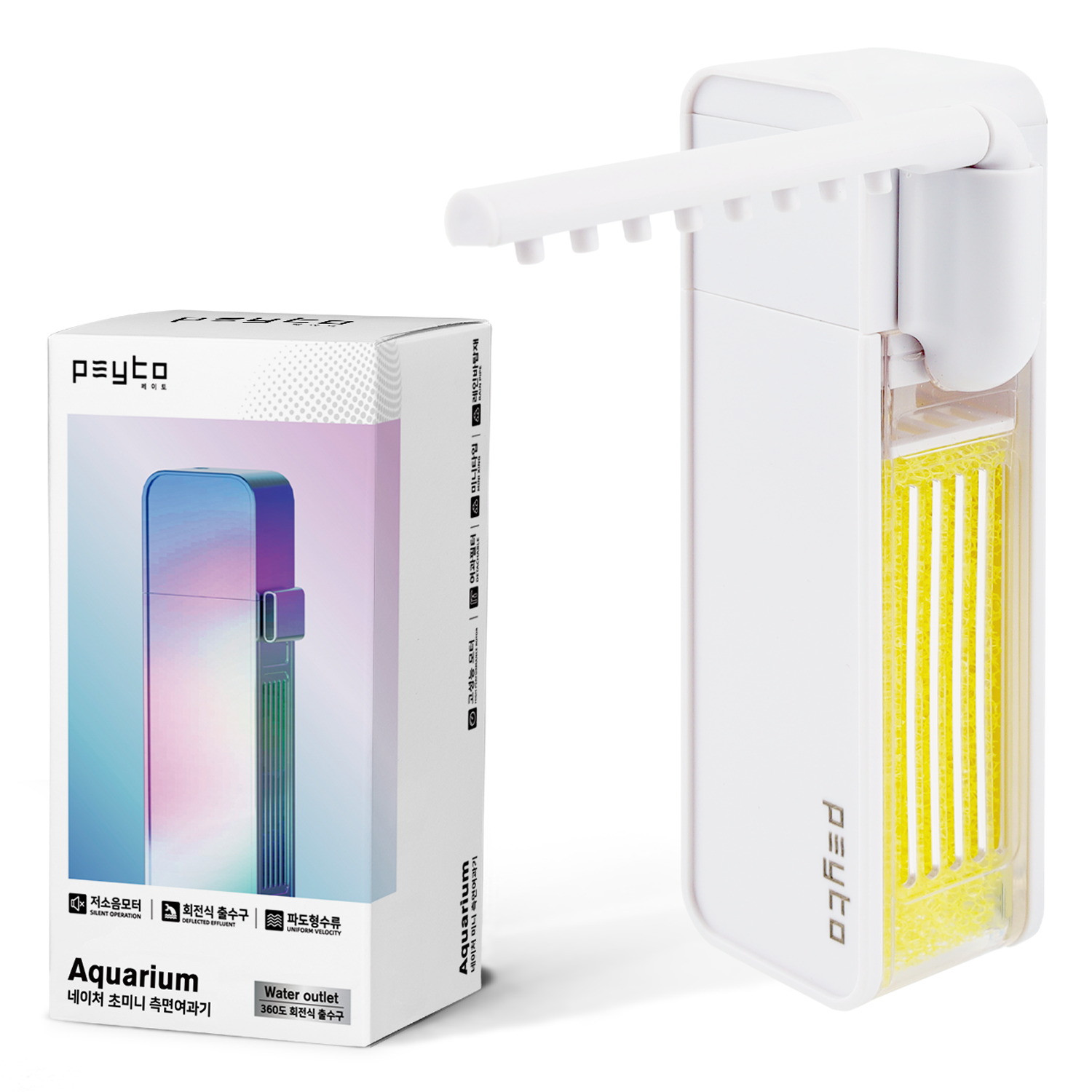 페이토 수족관 네이처 초미니 측면여과기 M PK-SM03E2, 3W, 1개 14,500원