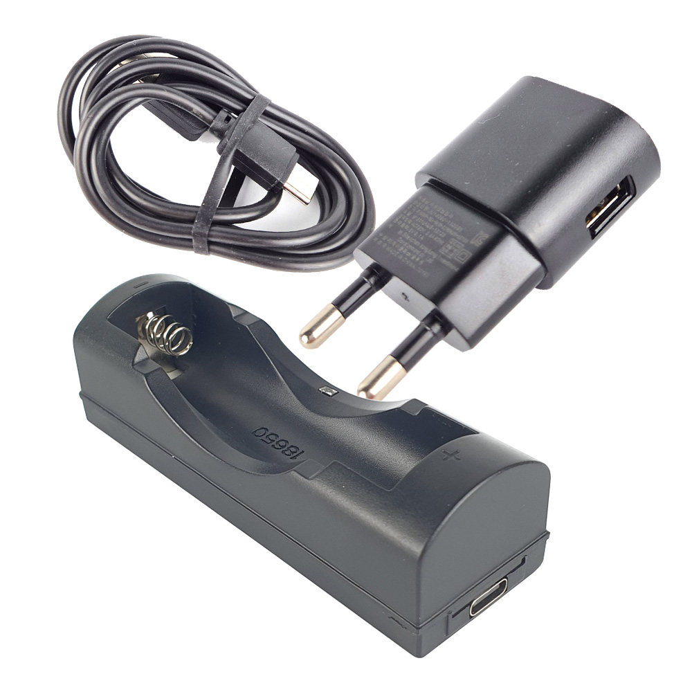 충전기 충전홀더 1구 과전류방지 18650 충전지 배터리충전기 C타입, 1개 10,500원