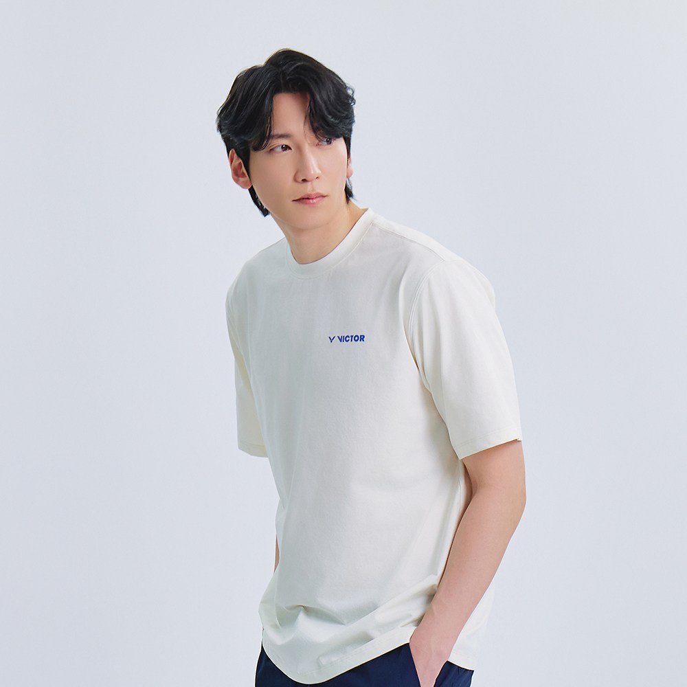 빅터 VICTOR 오버핏 반팔 티셔츠 남녀공용 25ATS010U 배드민턴 탁구 스쿼시 스포츠웨어 33,000원