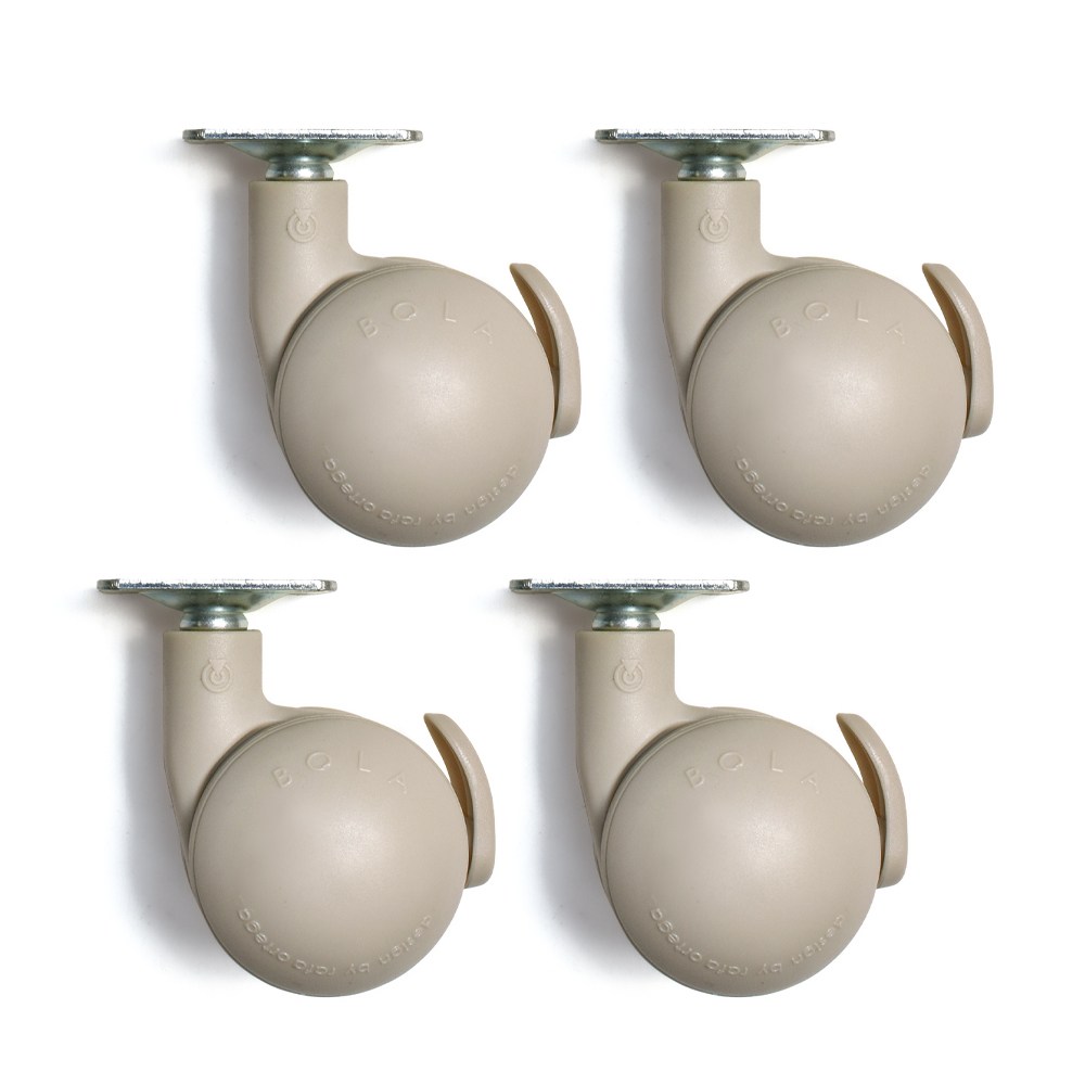 두일기업 우레탄 파스텔 가구바퀴 그레이 4개 28,800원