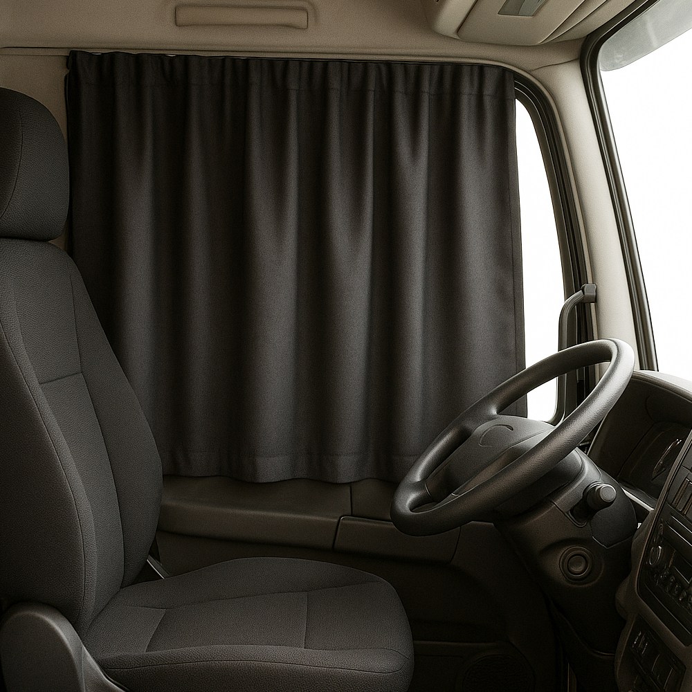 비엠몰 국내산 대형 화물차 암막 커튼 차박 파워텍 메가트럭 트라고 엑시언트 노부스 프리마 차세대, 1세트, 검정색 44,800원