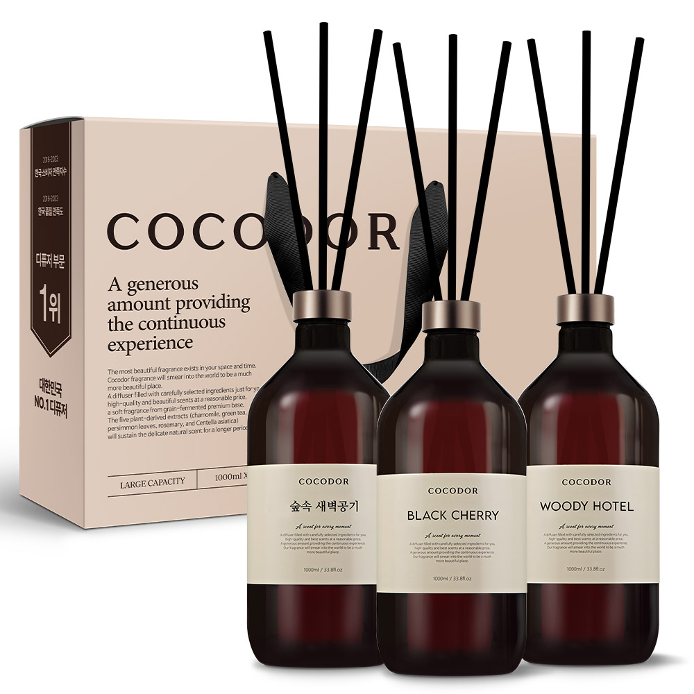 코코도르 프리미엄 디퓨저 + 섬유스틱 6p 37,350원