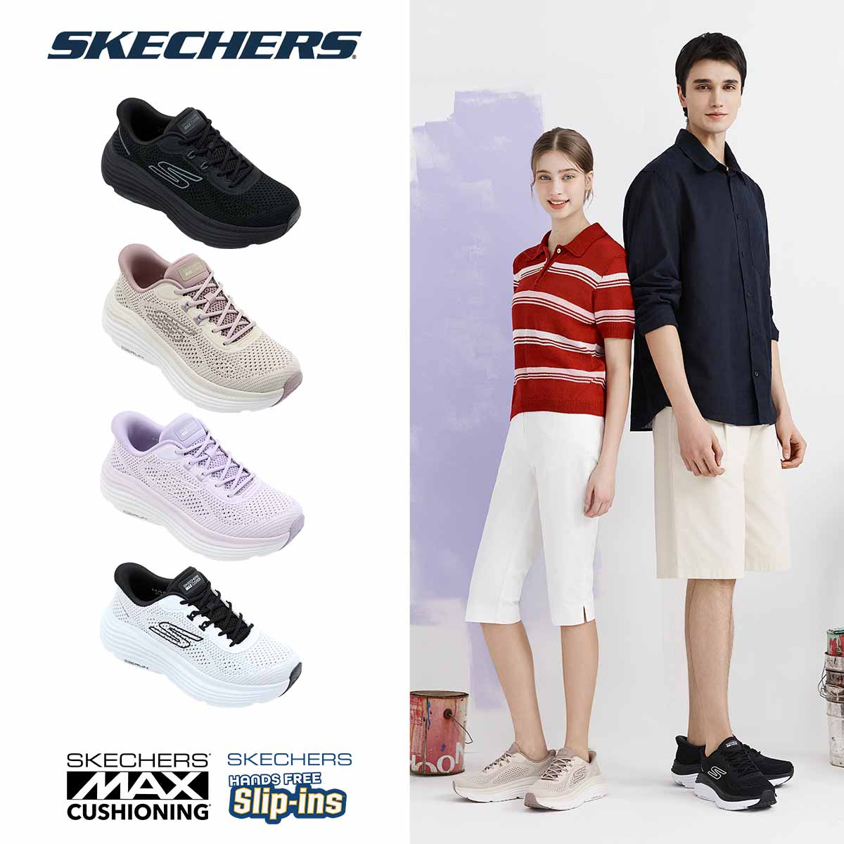 26년]여성 스케쳐스 맥스쿠셔닝 엔데버 슬립인스 139,000원