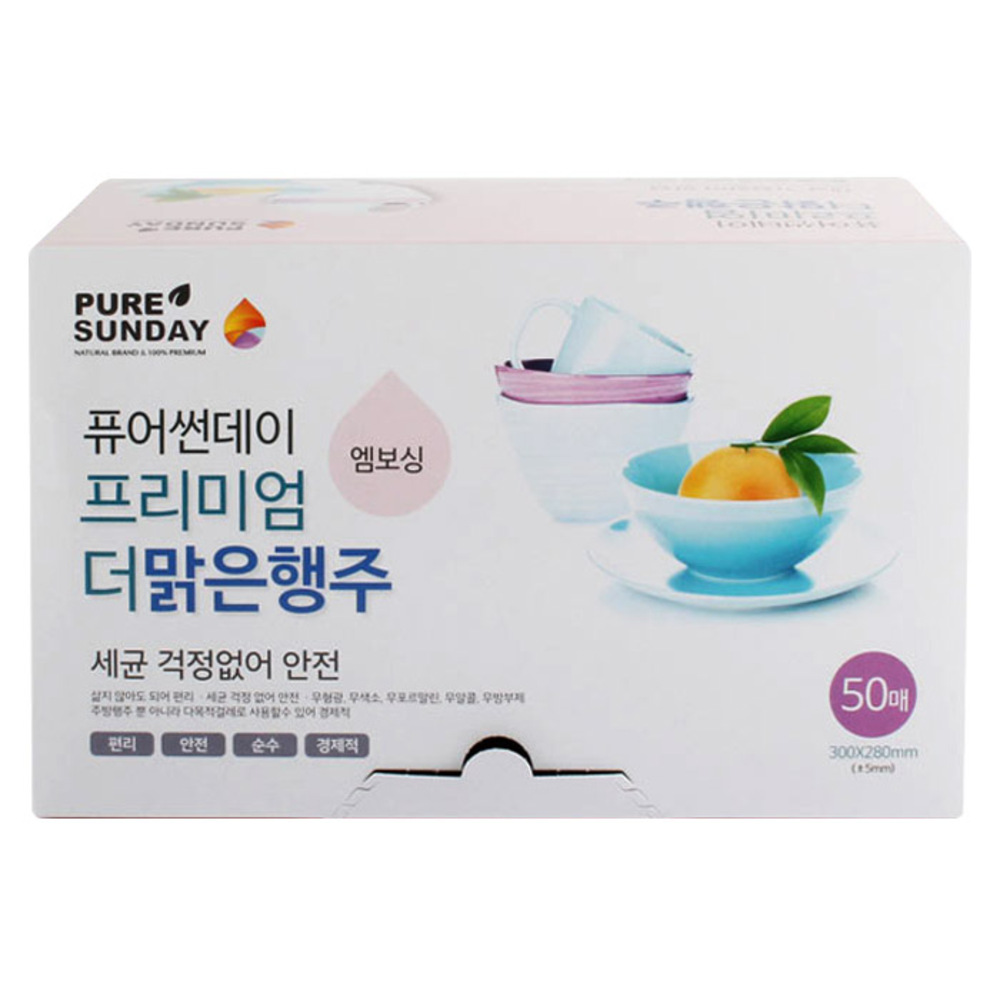 퓨어썬데이 선우랜드 프리미엄 더 맑은행주 300 x 280 mm 12,100원