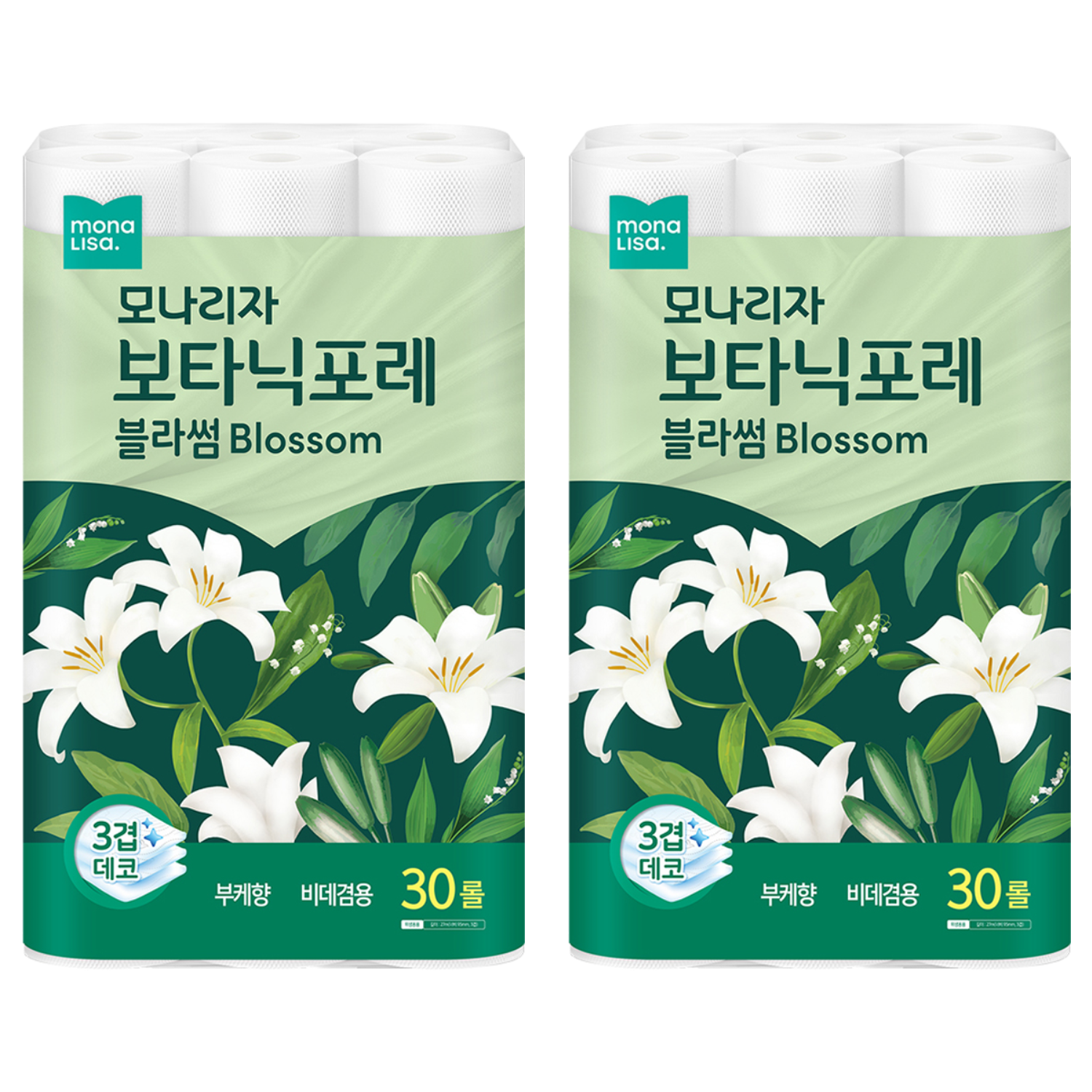 모나리자 보타닉포레 블라썸 3겹 고급롤화장지, 현재가 23,470원