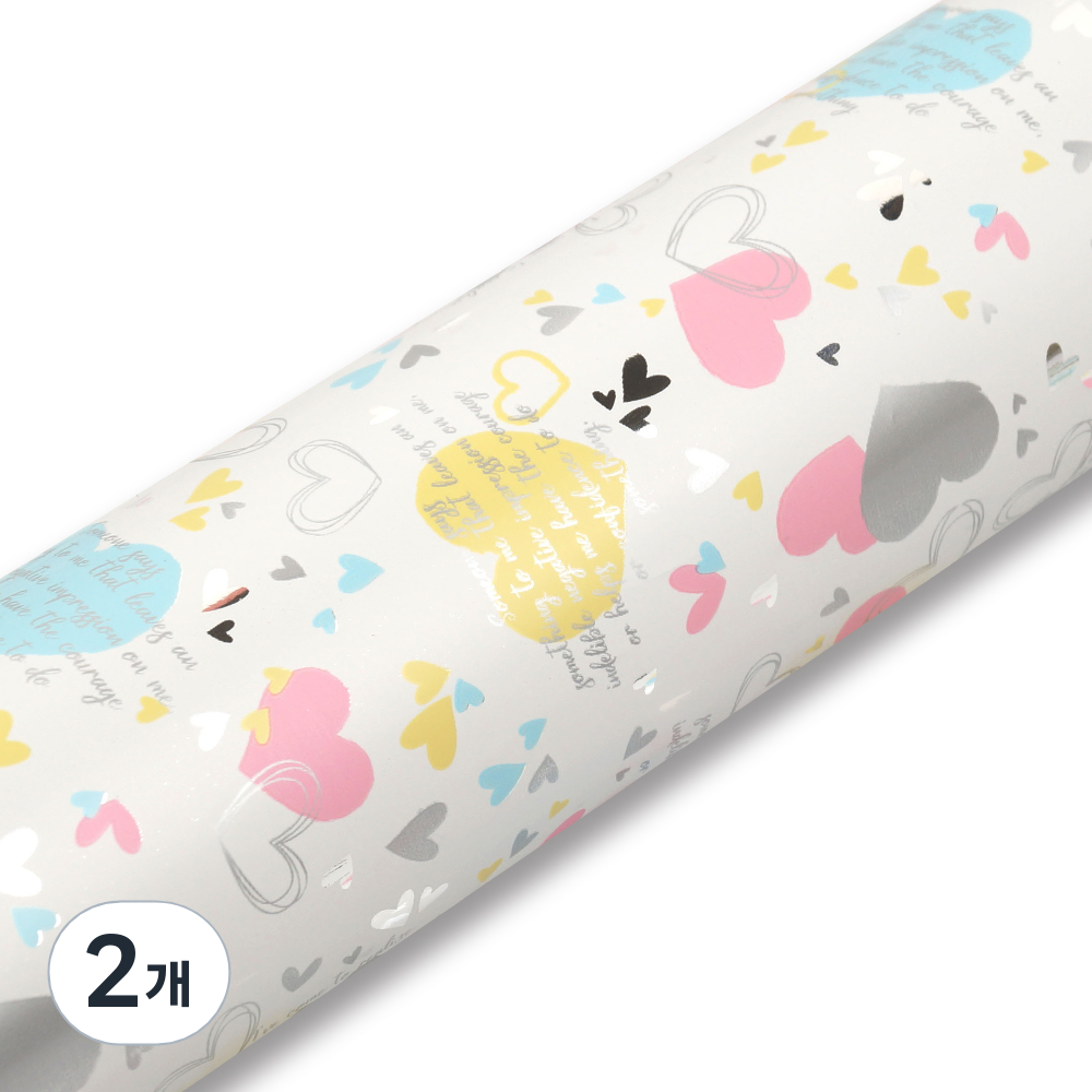 좋은기븐 레터링 하트 메탈롤 포장지 17,600원