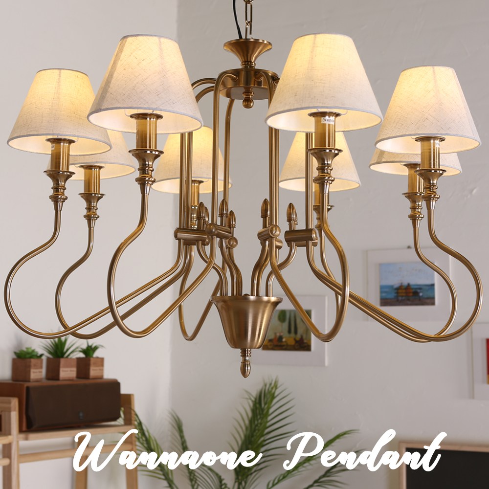 워너원 8등  펜던트  식탁등 포인트조명 인테리어 까페 거실 샹들리에조명 359,000원