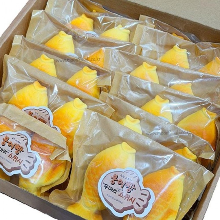 붕어빵 두마리 리필 스퀴시 12개 세트 말랑이 주물럭 웃긴선물 51,010원
