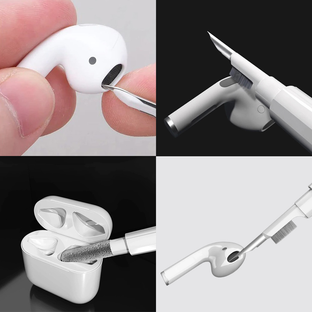 에어팟 이어폰 스피커 청소 솔 브러시 단자 클리너 키트 - 블랙 2,840원