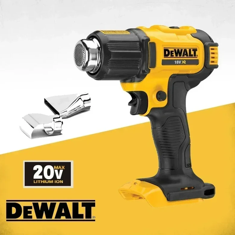 Dewalt DCE530N 20V 무선 히트 건 고전력 용접 열 송풍기 열 수축 포장 도구 뜨거운 공기 총 전동 공구 DCE 59,300원