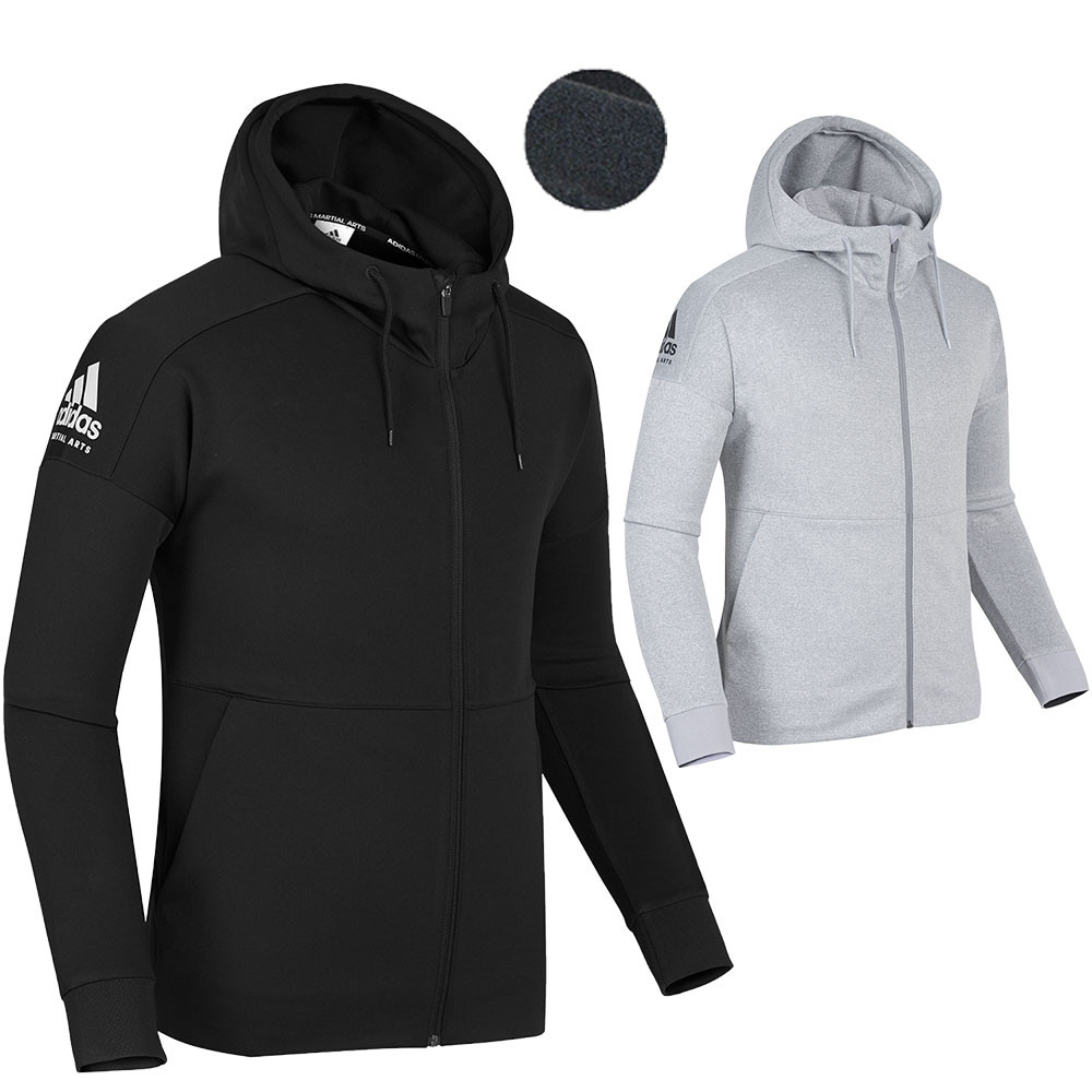 아디다스 컴뱃스포츠 마샬아츠 기모 져지 트랙탑 후드집업 트레이닝복 자켓 TTR70 남여공용 + 마스크 115,000원