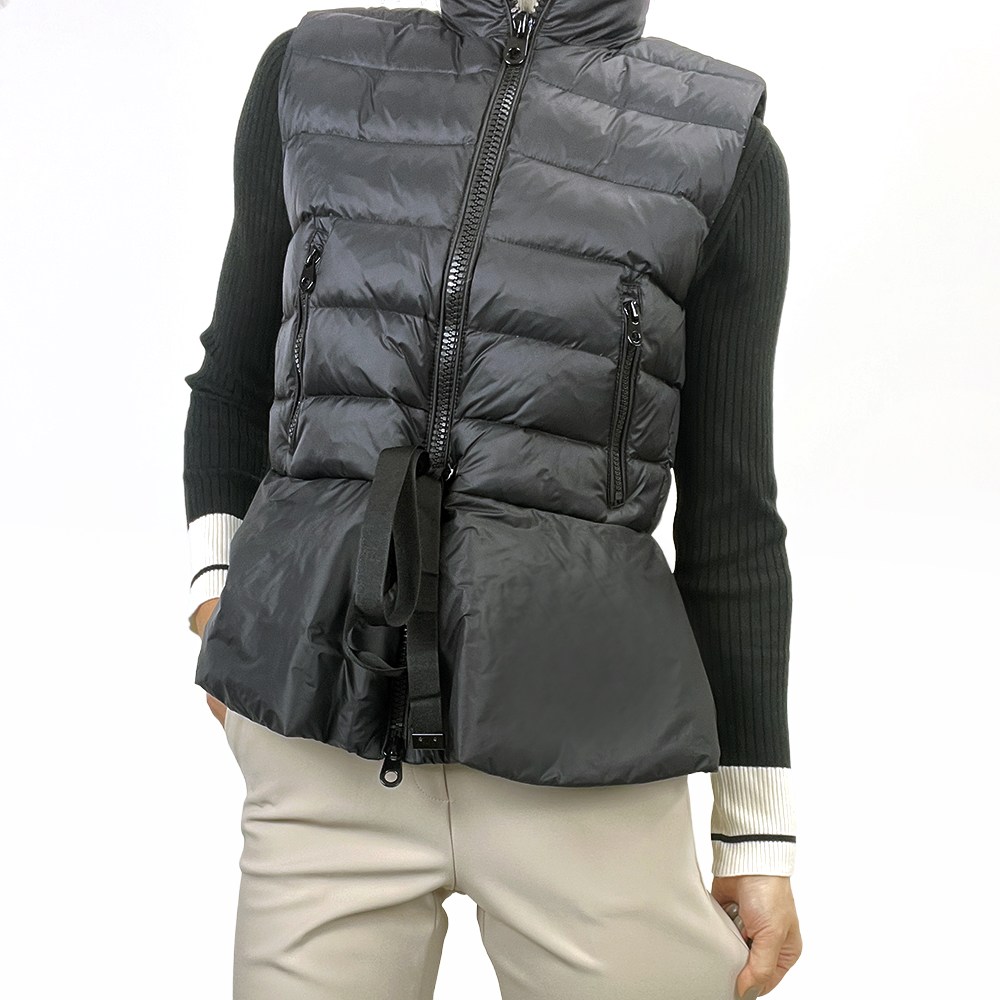 투솜 여성골프조끼 리본 프릴 패딩 조끼 경량 오리털 구스 여자 여성용 빅사이즈 겨울 봄 가을 겨울골프니트 겨울골프조끼 98,000원