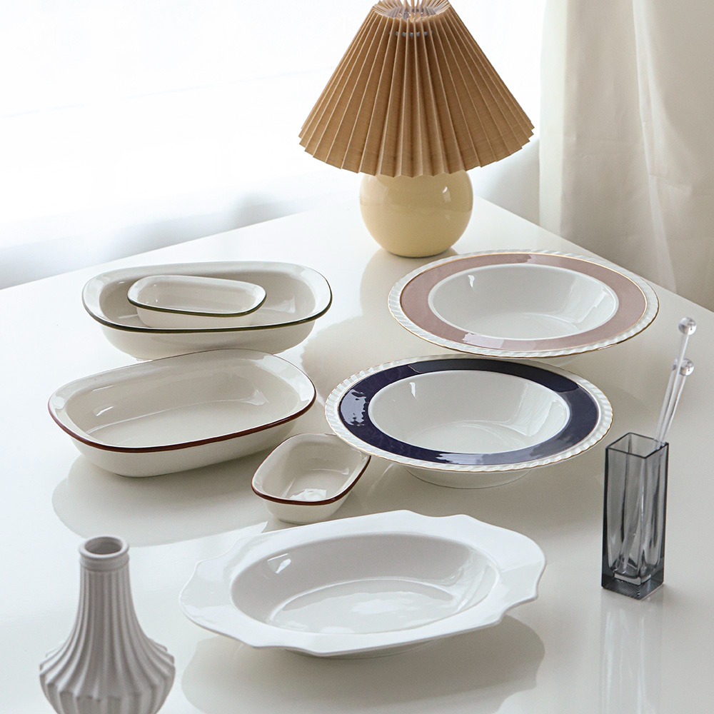 에라토 도자기 타원 파스타볼 13,000원