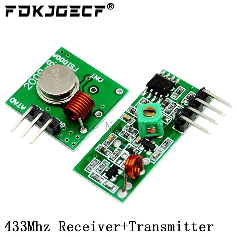 RF 무선 송신기 모듈  리시버 키트 아두이노 라즈베리 파이 ARM MCU WL DIY 433Mhz 5V DC 433MHZ 315MHZ 8,510원