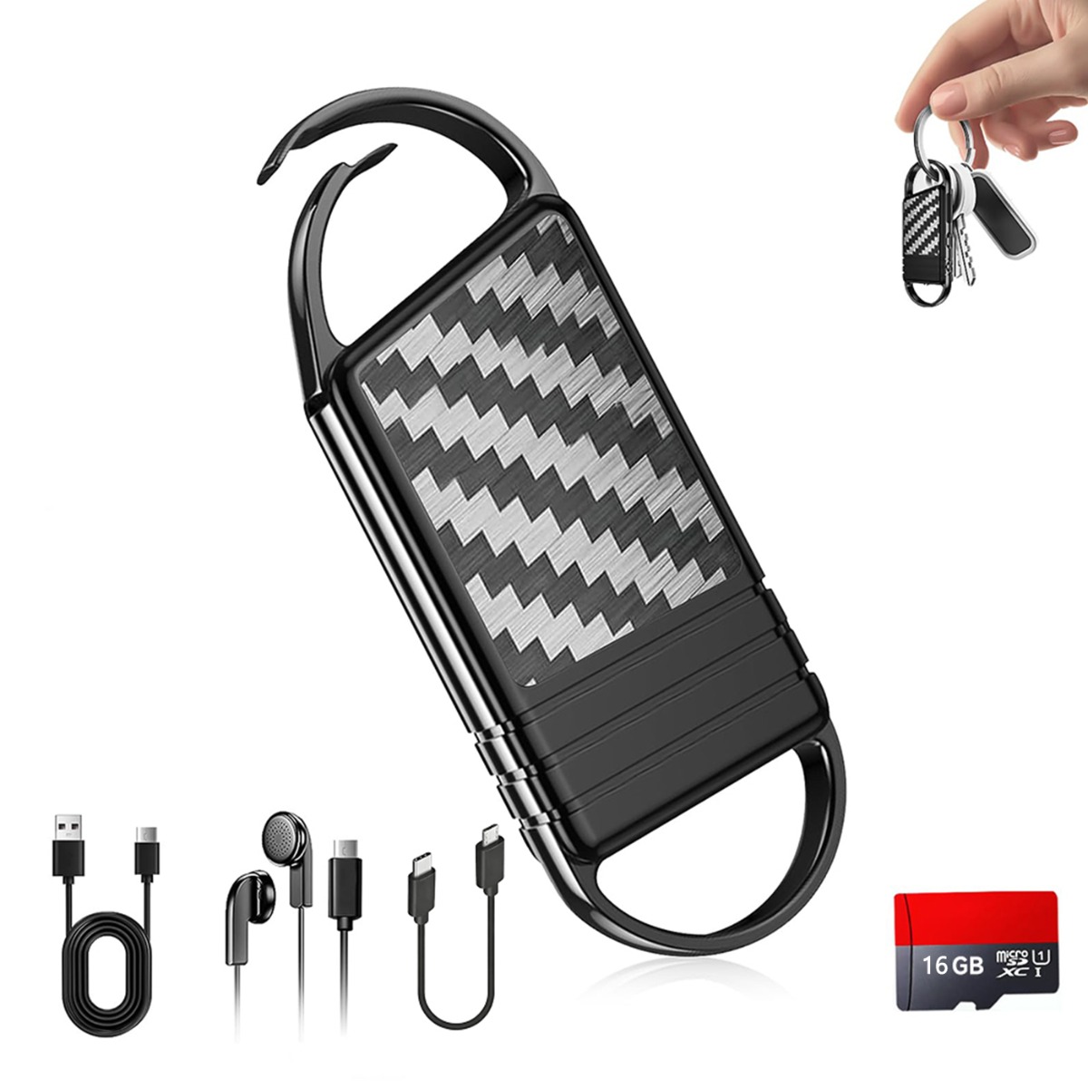 신클퍼 스마트 미니녹음기 고음질 녹음 장시간 녹음 64GB 휴대용녹음기 MP3 36,400원