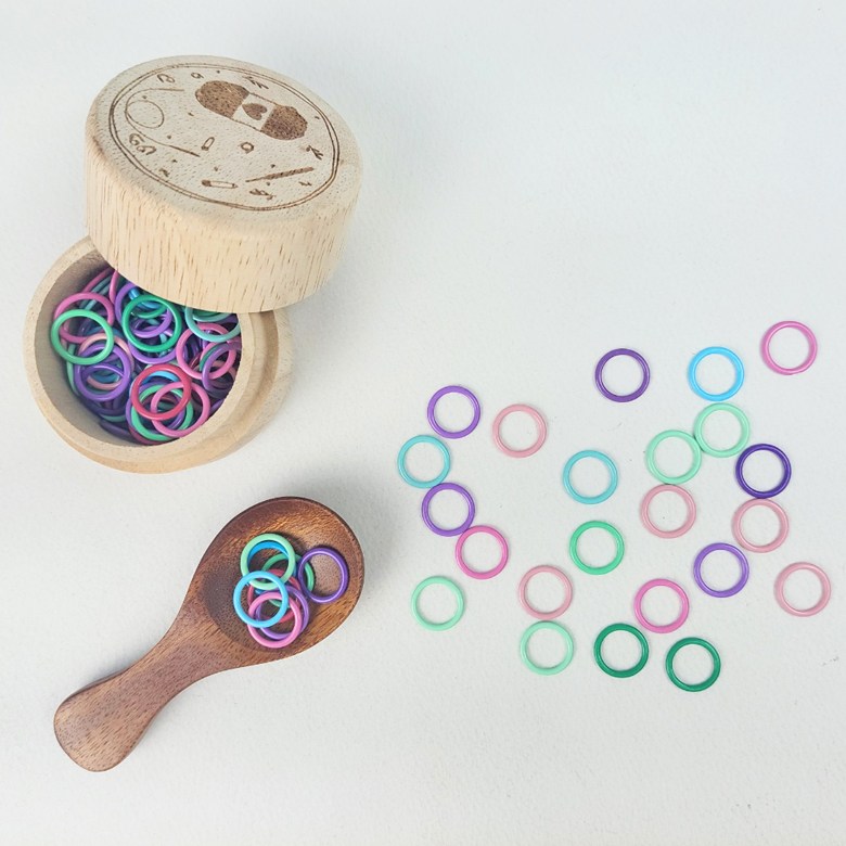 헤세드 뜨개질 원형 컬러랜덤 단수코 단수링 스티치마커(20개) 3,900원