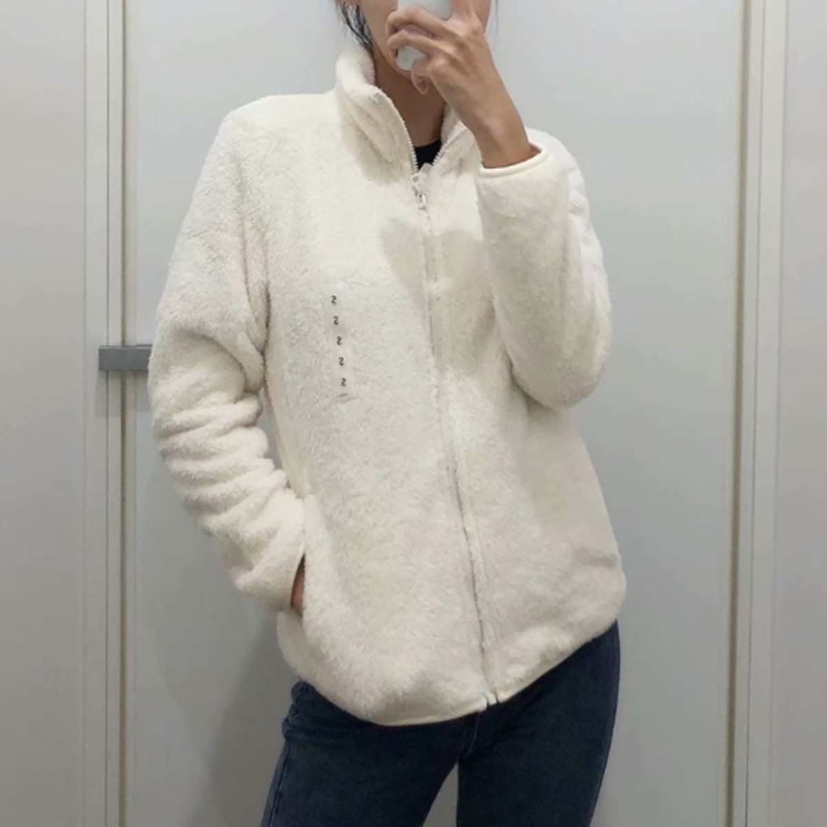 바른 가볍고 따듯한 뽀글이 후리스 기능성 방한 슬림핏 쉐르파 집업 19,000원