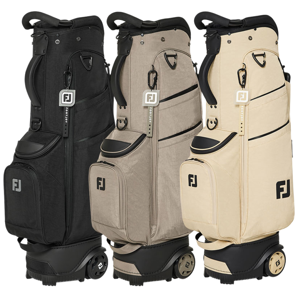 [아쿠쉬네트코리아정품] 풋조이 26년 신상품 모멘텀 휠 캐디백, 블랙 459,000원