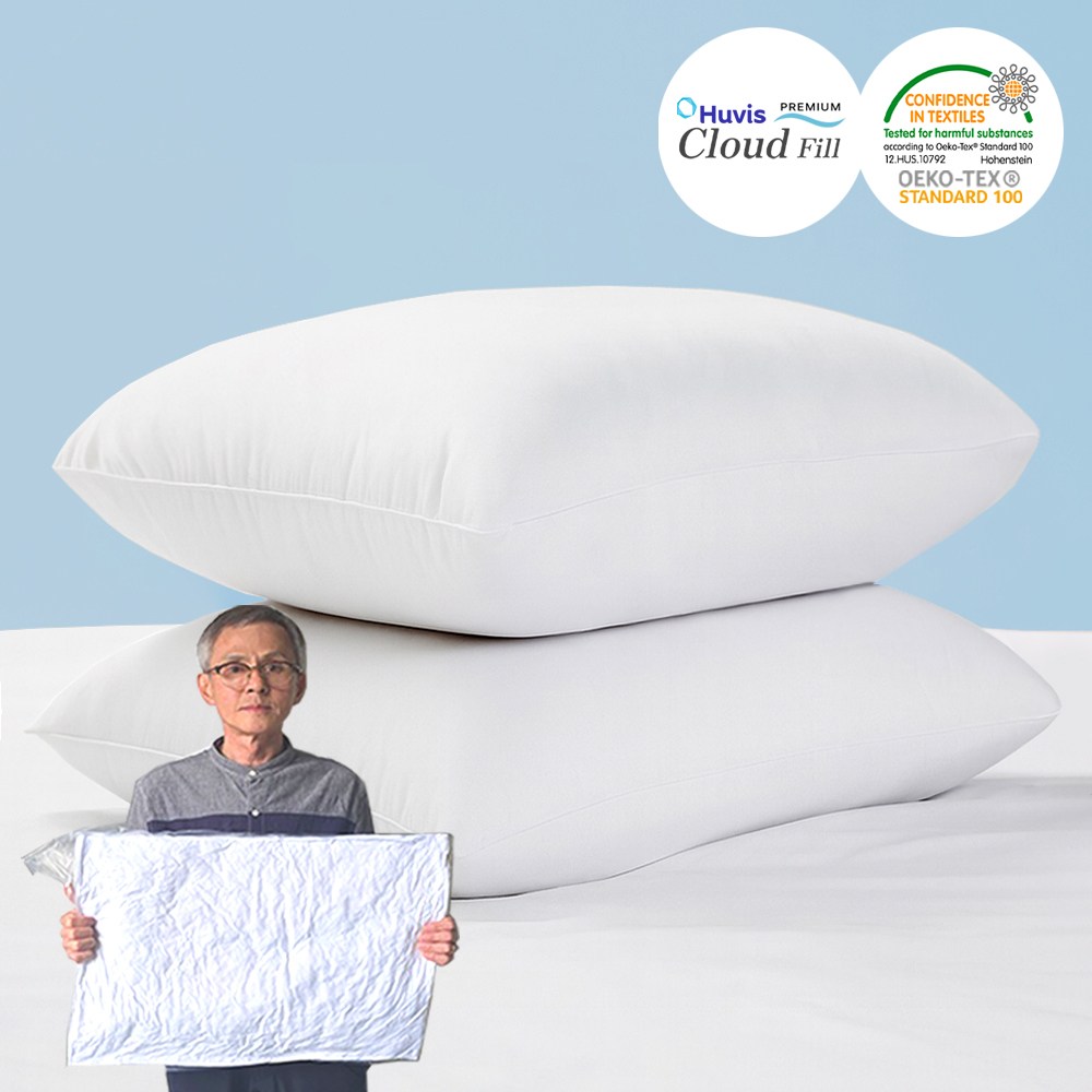 [국내생산] 명인베개 클라우드필 베개 지퍼형, 화이트, 1개 23,160원