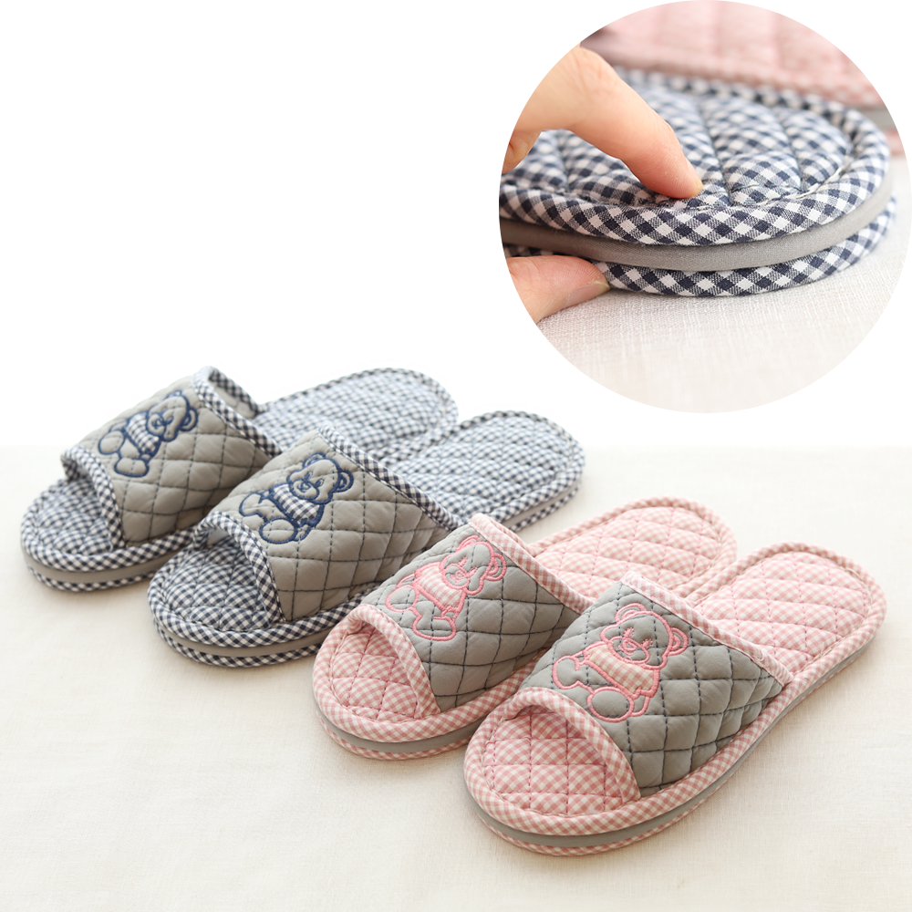 (남녀세트1+1) 미리샘 층간소음 3중쿠션패드 슬리퍼 거실 실내화 세트 23,980원